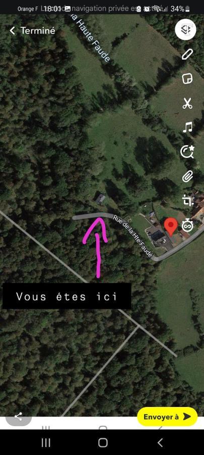 Chalet De La Haute Faude Wirwignes Exteriér fotografie